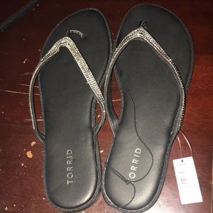 NWT Rhinestone sandals